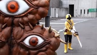 Yellow Ranger vs Negatron Power Rangers Samurai Episode 6 [upl. by Arathorn]