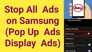 how to stop ads on Samsung phone  how to block ads on Samsung  how to stop pop up ads in Samsung [upl. by Humpage]