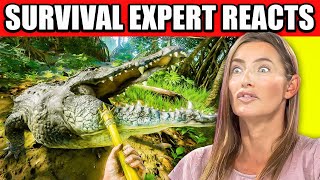 Survival Expert REACTS to Green Hell PART 1  Experts React [upl. by Gillman219]