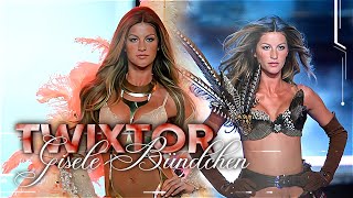 TWIXTOR CLIPS 4K GISELE BÜNDCHEN VICTORIAS SECRET FASHION SHOW 2006 [upl. by Llerol]