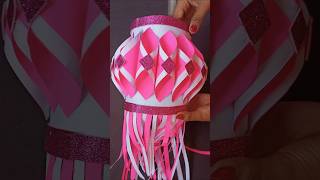 DIY Akash kandil with paper Diwali decoration idea akashkandil diwali diy lamp [upl. by Jdavie]