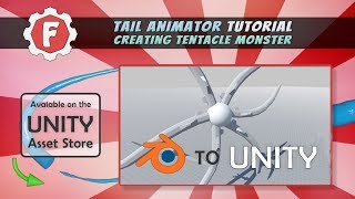 Unity amp Blender Tutorial Modelling tail with blender and making tentacle monster in Unity Engine [upl. by Suisyola]