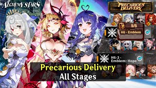 Alchemy Stars Precarious Delivery Event Stages [upl. by Stefano]