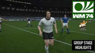 1974 World Cup SIM  Matchday 3 Highlights  Part 1  Group Stage [upl. by Arie16]