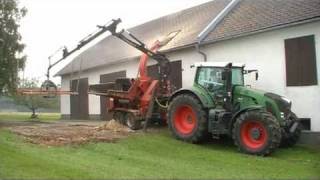 Fendt 936  Eschelböck Biber 80 [upl. by Fransen]