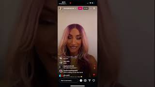 Mercedes mone Instagram live [upl. by Brenk]