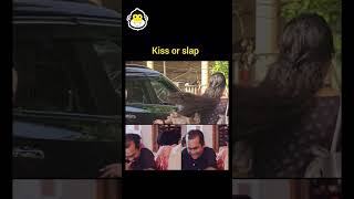 Kiss or slap 🤣 finally slap funny duet fun memes telugu tamil funniest college life [upl. by Thant]