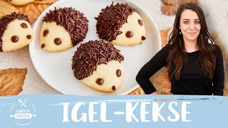 IgelKekse 🦔  IgelPlätzchen 🍂🤗  Einfach Backen [upl. by Sela]