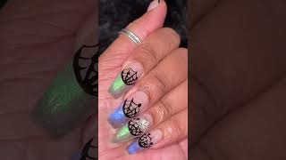 My Halloween nails nailart [upl. by Leeda]