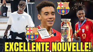 🔥MERCATO DU BARÇA✅✅CEST CONFIRMÉ  UNE BONNE GROSSE NOUVELLE AU FC BARCELONE ACTUALITÉ DU BARÇA [upl. by Francesca]