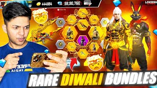 Buying Rare Diwali Bundles In Subscriber Account Worth 20000 Diamonds 💎 Free Fire [upl. by Nylra156]