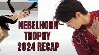 Nebelhorn Trophy 2024 RECAP Hana Yoshida Elyce LinGracey HaseVolodin and more [upl. by Onibas732]