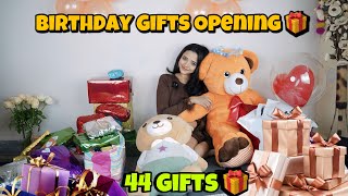 Opening All My 44 Birthday Gifts 🎁😍❤️ birthday birthdaygift gifts giftopening [upl. by O'Donnell]