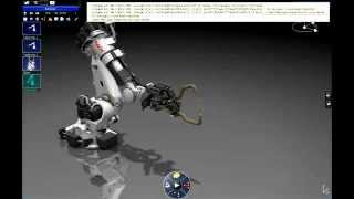 DELMIA V6 Simulation Robotics [upl. by Beckett]