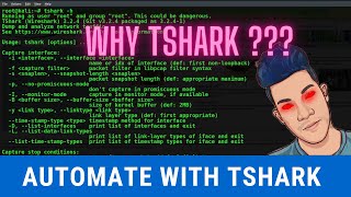 Comprehensive Tshark Tutorial With Practical Example  Tshark Basic Commands [upl. by Dnalyk]