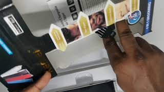 Kemei KM 3580 Trimmer unboxing and combs setup process [upl. by Coucher]