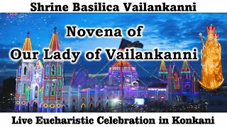 Vailankanni Feast  Konkani Mass Live at 1030 am 8th Sept 2024  Vailankanni Shrine [upl. by Norac]