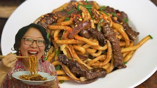 Nouilles udon sautées au bœuf – un plat délicieux à réaliser avec ce que vous avez sous la main [upl. by Palla]