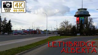 🚗 Stunning 4K Drive Through Lethbridge Alberta Cityscapes amp Scenic Views 🌇🌳 [upl. by Alor195]