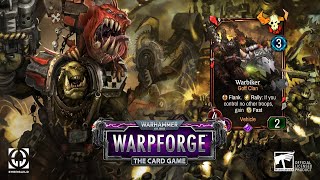 Gonna Go Fast  Grukk FaceRippa Aggro Deck  Warhammer 40000 Warpforge [upl. by Martijn]