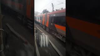 orange Vande Bharat Express train [upl. by Borer]