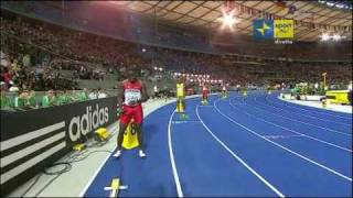 4x100M Final Berlin 2009 Winner Jamaica [upl. by Nyra]