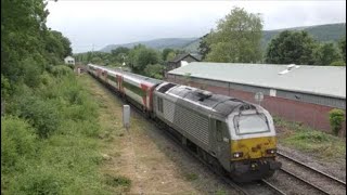 Trains at Abergavenny 14  170624 [upl. by Adiari691]