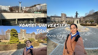 Yonsei University  University Tour [upl. by Aerdnad217]