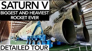 Detailed tour around the Saturn V rocket [upl. by Oludoet67]