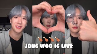 ONE PACT  JONG WOO IG LIVE 241104 [upl. by Adaran156]