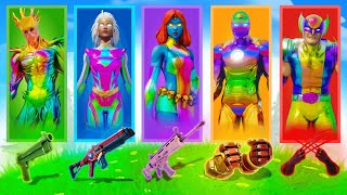 The RANDOM HOLO Skin Challenge [upl. by Ecinehs854]