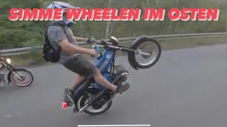 WHEELIE TRAINING MIT DER SIMME [upl. by Bocock]