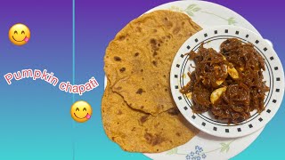 Easy and tasty pumpkin chapati 😋🎃 [upl. by Nas784]