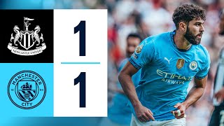 HIGHLIGHTS Newcastle 11 Man City  Gvardiol and Gordon goals ⚽️  Premier League [upl. by Kirad]