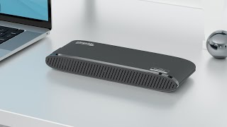 The Plugable USB 30 Dual Monitor Horizontal Docking Station UD3900H [upl. by Hanan435]