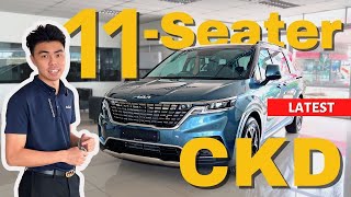 KIA CARNIVAL CKD 11SEATER 最新 MPV 2024 FIRST LOOK  Interior and Exterior Walkthrough [upl. by Elana]