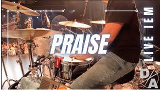 Praise  Elevation Worship  LIVE IEM  Drum Cover by Dawson Abrego [upl. by Aneg822]