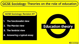 GCSE Sociology Revision from allsociology  Theories on Education Episode 7 [upl. by Suoicserp728]