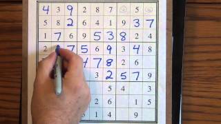 How to Solve Easy Sudoku Puzzles [upl. by Hgeilhsa589]