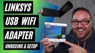 Linksys USB WiFi Adapter  WUSB6400M  Setup amp Unboxing [upl. by Savinirs]