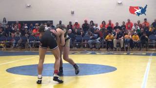 157 lbs  Alex Dieringer OSU vs Mitchell Polkowske UNC [upl. by Anitsud]