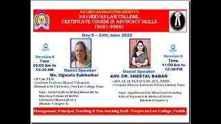 SESSION 9  24th June 2022 By Dr Sheetal Babar [upl. by Reviel825]