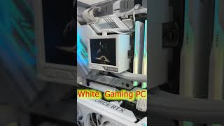 White Gaming PC shortsfeed short pc [upl. by Neetsirhc]