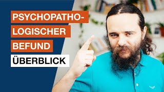 Überblick Psychopathologischer Befund  Heilpraktiker für Psychotherapie [upl. by Faustine]