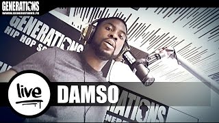 Damso  Peur Dêtre Sobre Live des studios de Generations [upl. by Alodee]