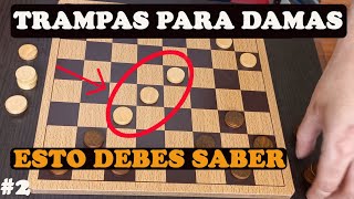 Estrategias para jugar damas  Trampas para jugar Damas 2 [upl. by Connolly]