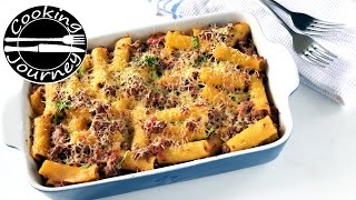 Pasta Bake Rigatoni Recipe [upl. by Hyacinth796]