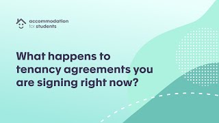 What happens to tenancy agreements you are signing right now  Webinar  Accommodation for Students [upl. by Ahselet]