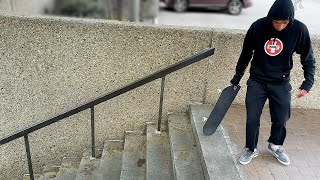 Downtown LA Insane Skate Spots With The Team [upl. by Fennie141]