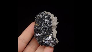 186707262987 CALCITE amp GALENA amp SPHALERITE  Romania Maramures Herja blackorion666 [upl. by Siuraj]